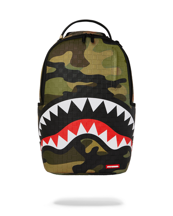 SPRAYGROUND 910B7654NSZ-1 WOODLAND CAMO CHECK DLXSV BACK AST