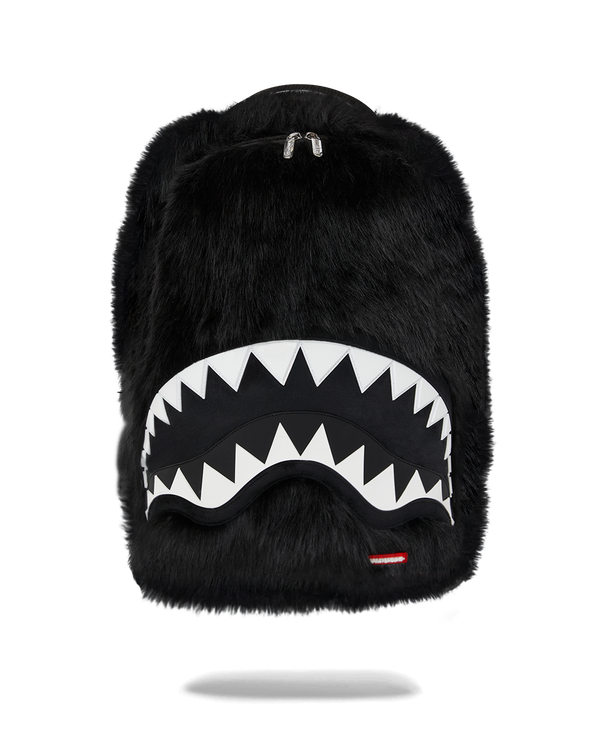 SPRAYGROUND 910B8203NSZ-1 FUR CRAY BLACK DLXSF BACKPACK AST OS / AST Designers Closet