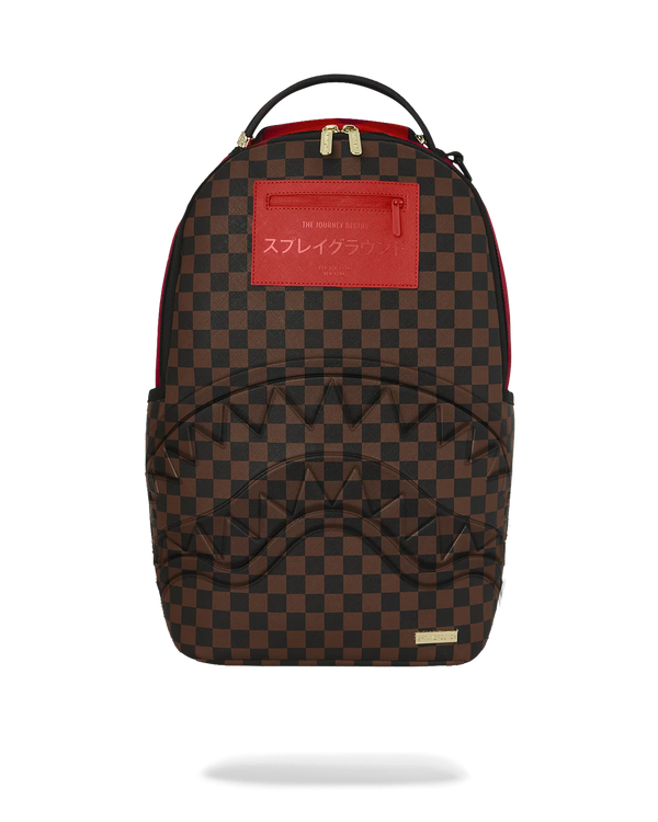 SPRAYGROUND 910B8571NSZ-1 KATANA CHECK BOSS Backpack Designers Closet