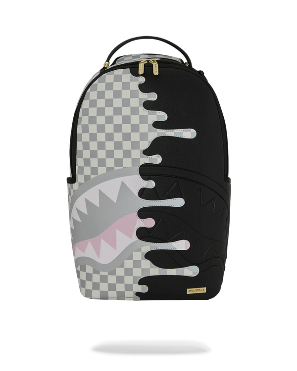 SPRAYGROUND 910B8758NSZ-1 Cream Check Unfinished Shark AST