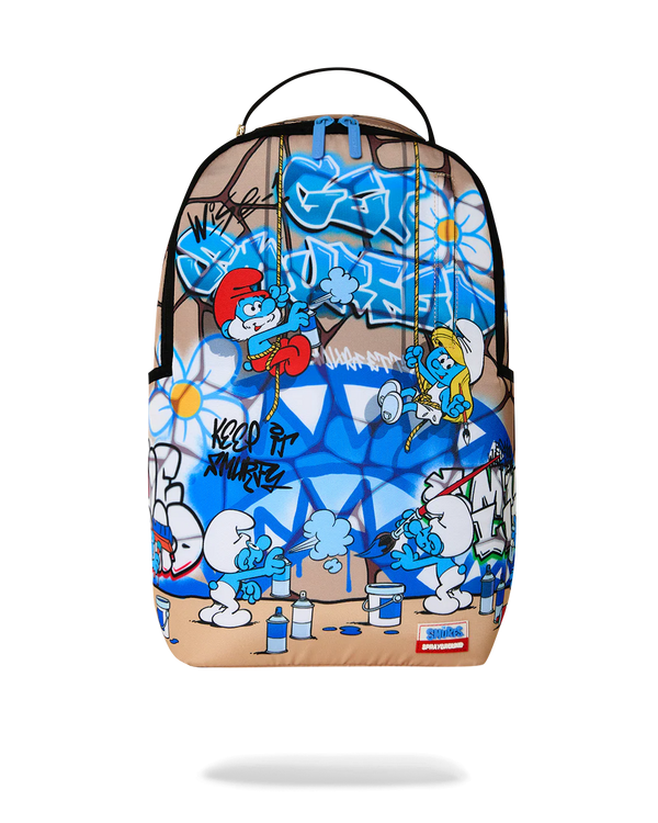 SMURFS BIG MURAL Backpack Designers Closet