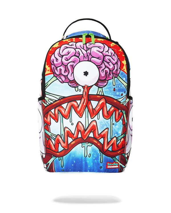 RICK AND MORTY SPLIT RICK HEAD GUTS BACKPACK Designers Closet