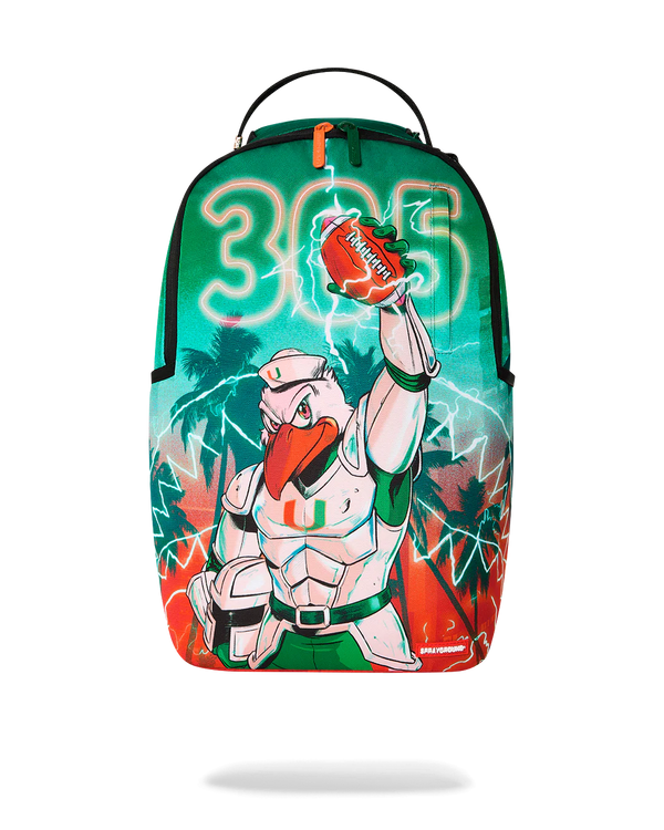 UNIVERSITY OF MIAMI HURRICANES - TOUCHDOWN Thunder Designers Closet