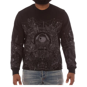 Billionaire Boys Club 851-1309 BB Effigy Sweatshirt BLK / S Designers Closet