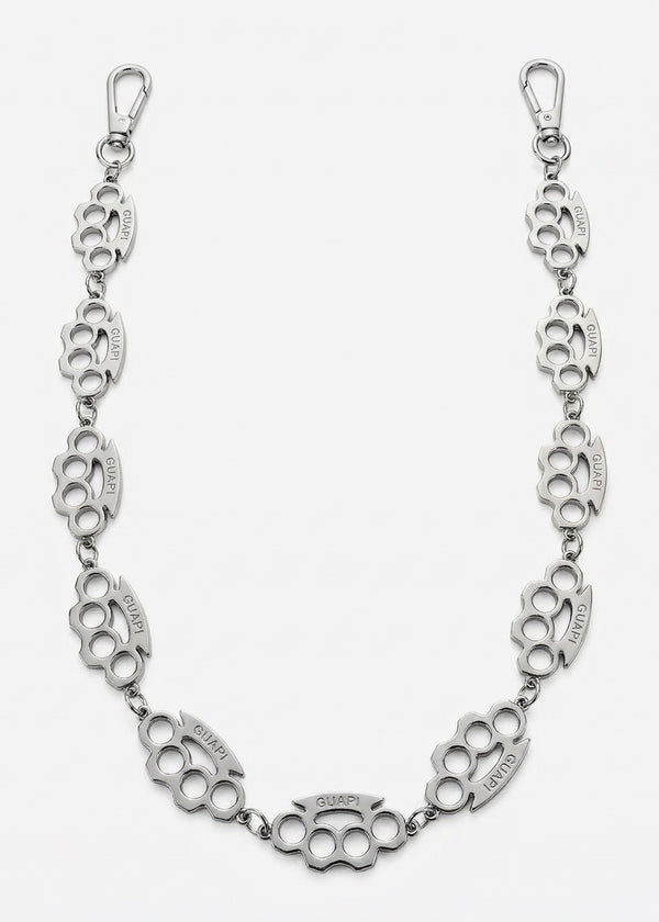 GUAPI BRASS-KNUCKLE-JEANS- Brass Knuckle Jeans Chain OS Designers Closet