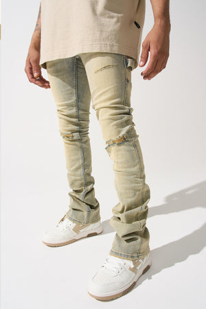 SERENEDE CEDAR-1 Cedar Stacked Jeans  Designers Closet