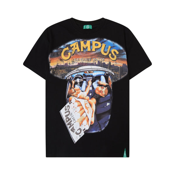 CAMPUS GOODS CG-H25-007 Genuine Vice Tee BLACK