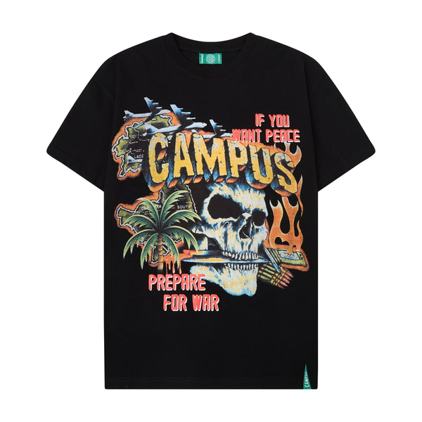 CAMPUS GOODS CG-H25-041 Peacekeeper Tee BLACK