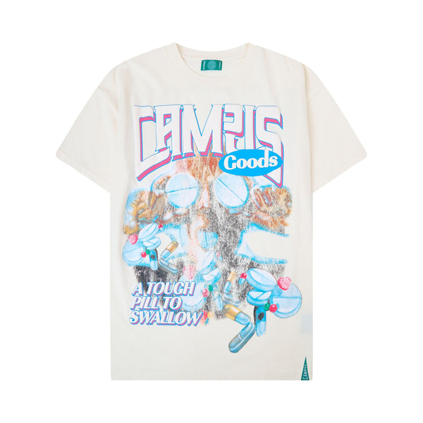 CAMPUS GOODS CG-H25-001 Bitter Dose Tee CREAM