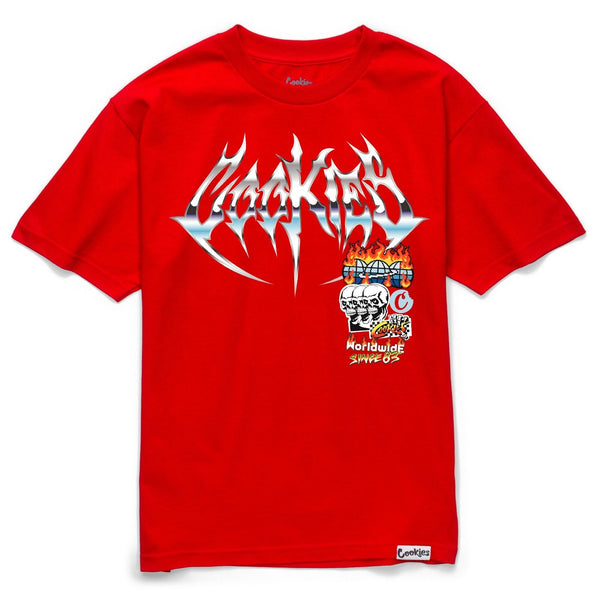 COOKIES CM252TSP02 Tokyo Heat SS Tee RED / S Designers Closet