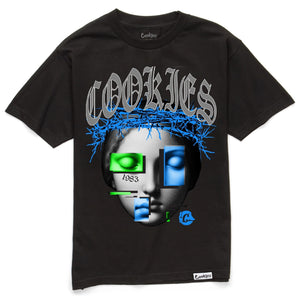 COOKIES CM252TSP30 Trippy Head SS Tee BLK / S Designers Closet