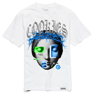 COOKIES CM252TSP30 Trippy Head SS Tee WHIT / S Designers Closet