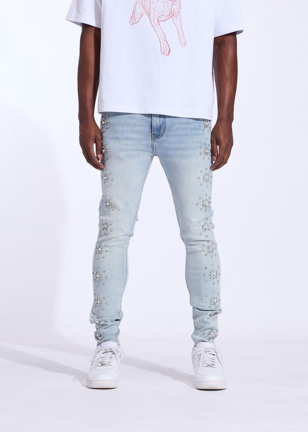 CRYSP DENIM CRY-SPR226-009 PEARL SKINNY Light Blue