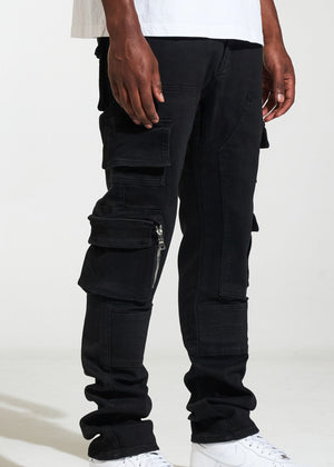 CRYSP DENIM CRYSPR242-021 Nelson Cargo BLACK / 28 Designers Closet