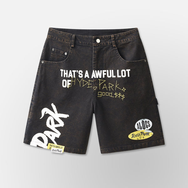 HYDE PARK CARPENTER-WORK-WEAR- CARPENTER WORK WEAR Shorts BLACK / S Designers Closet