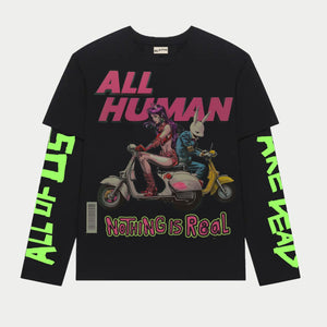 ALL HUMAN "The Chase" BLK / S Designers Closet