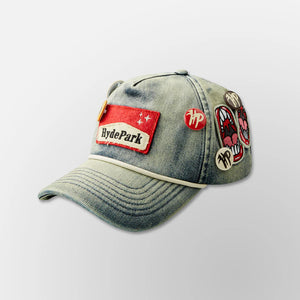 HYDE PARK CIGGY-CIG-CAP Ciggy CIG Denim Cap Designers Closet