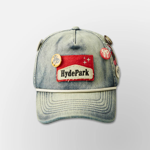 HYDE PARK CIGGY-CIG-CAP Ciggy CIG Denim Cap Designers Closet