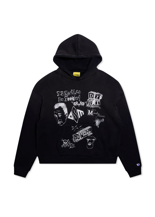 DSM DSM-HOL25-025 DOODIE HOODIE VNTGBLK XS / VNTGBLK Designers Closet