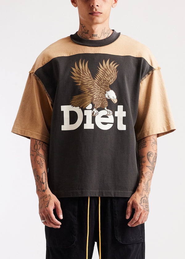 DSM DSM-HOL2501-029-1 Eagle Yoke Tee TAN XS / TAN Designers Closet