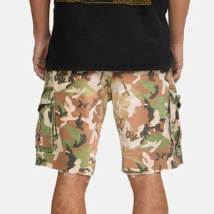 PURPLE BRAND P516-TBCS323 TWILL CARGO Camo Print Shorts  Designers Closet