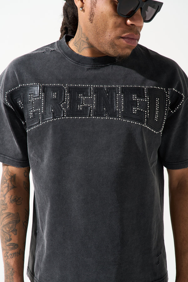 SERENADE DYNSTYVLL-1 DYNASTY VILLAIN T-SHIRT BLACK BLACK / XS Designers Closet