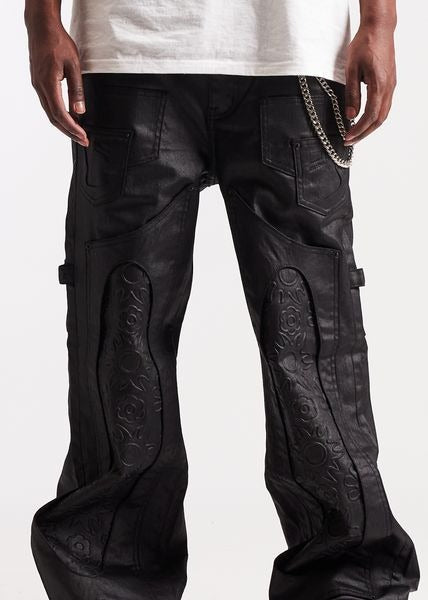 EMBELLISH EMBHO25-116 Sunwave Baggy Pant BLK Designers Closet