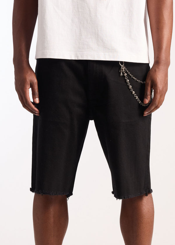 EMBELLISH EMB-SUM226-05 EASY SHORTS JETBLK JETBLK / 28 Designers Closet
