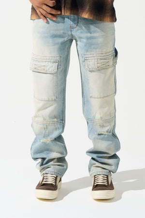 SERENEDE FIGBJ-1 Fig Baggy Jeans