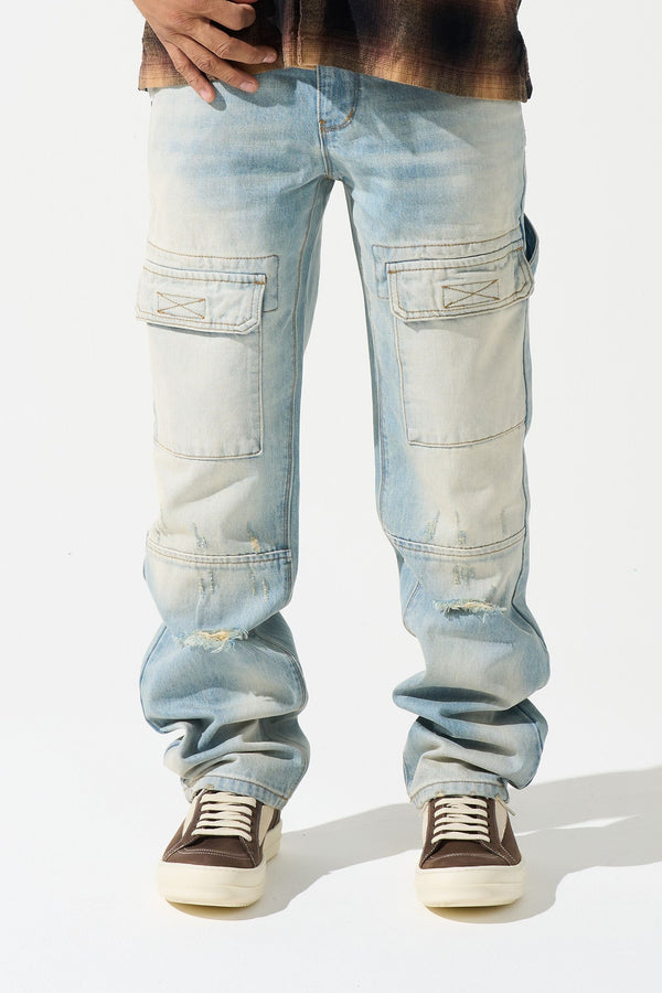 SERENEDE FIGBJ-1 Fig Baggy Jeans