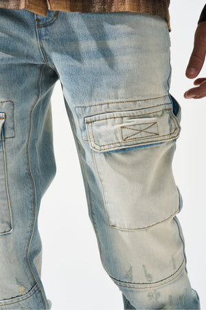 SERENEDE FIGBJ-1 Fig Baggy Jeans