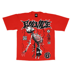 EVIL VICE FW24-17 NAIL ESCAPE S/S/TEE RED / S Designers Closet