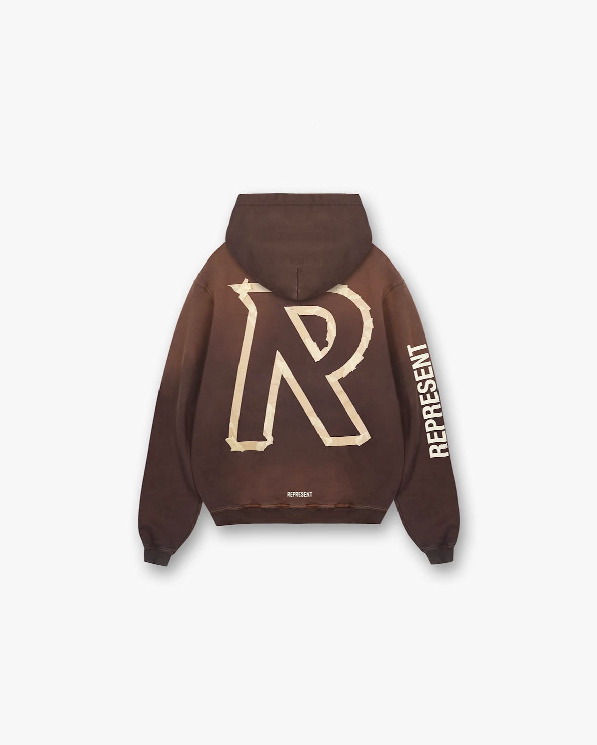 REPRESENT MLM4214-232 Masking Tape Initial Hoodie