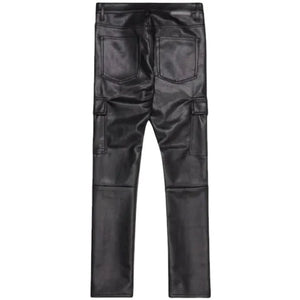 VALABASAS VLBS-VJ2-1017 BLACK LEATHER Designers Closet