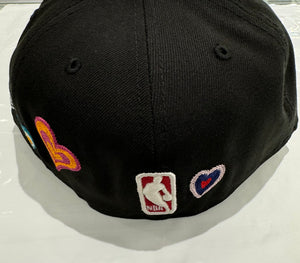 NEW ERA 60288239 CHAINSTITCHHEART Miami Heat Fitted Hat  Designers Closet