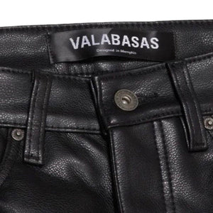 VALABASAS VLBS-VJ2-1017 BLACK LEATHER Designers Closet