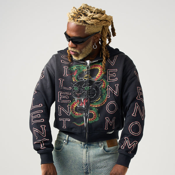 DUAA GREEN Green Hoodie BLK