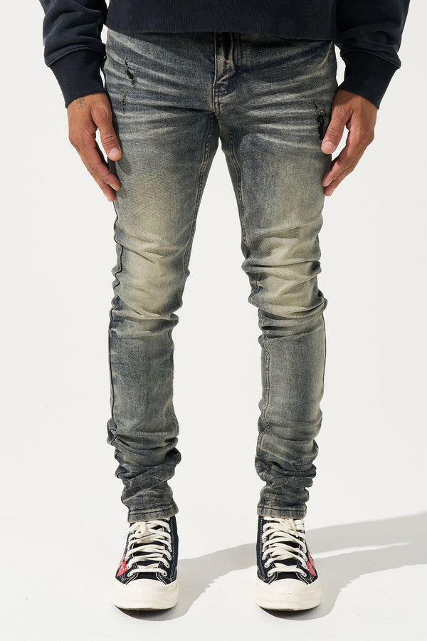 SERENEDE GUNMETAL-1 Gunmetal Jeans
