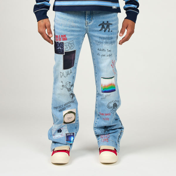 DUAA HEART HEART CONTROL DENIM BLU BLU / 30 Designers Closet