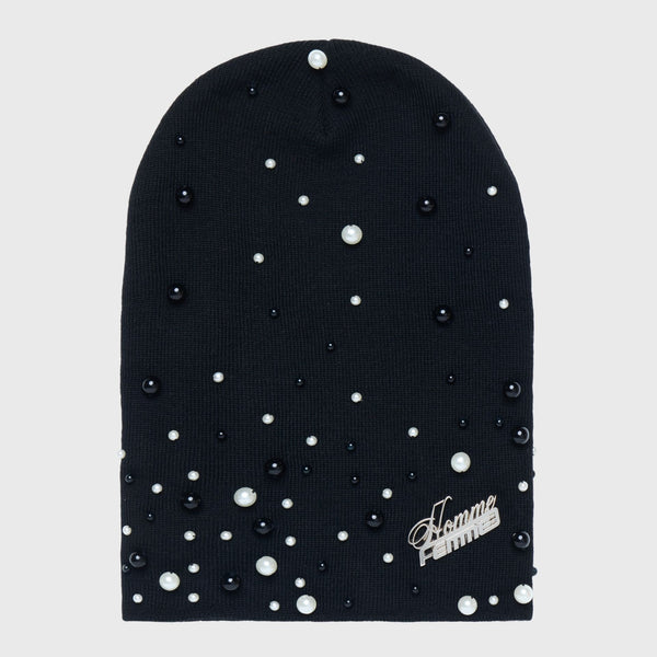HOMME FEMME HFFW202456-1 Pearl Beanie