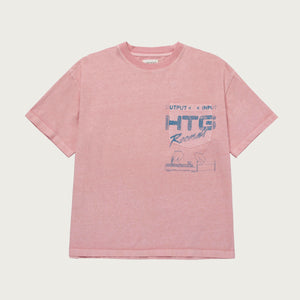 HONOR THE GIFT HTG240394 HTG Records Tee PINK / S Designers Closet