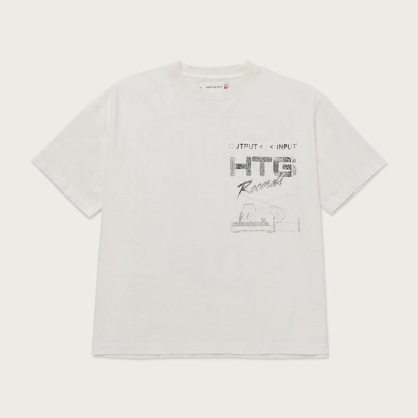 HONOR THE GIFT HTG240394 HTG Records Tee WHITE / S Designers Closet