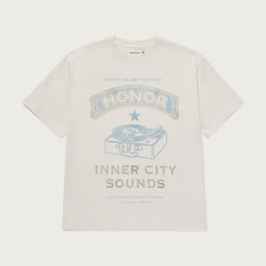 HONOR THE GIFT HTG240395 Honor Records Tee CREAM / S Designers Closet