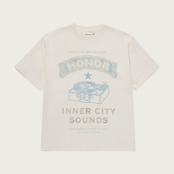 HONOR THE GIFT HTG240395 Honor Records Tee CREAM / S Designers Closet