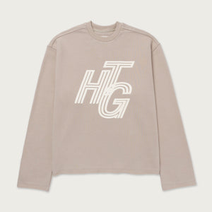 HONOR THE GIFT HTG240449 Terry HTG Crewneck STONE / S Designers Closet