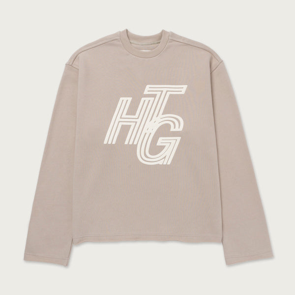 HONOR THE GIFT HTG240449 Terry HTG Crewneck STONE / S Designers Closet