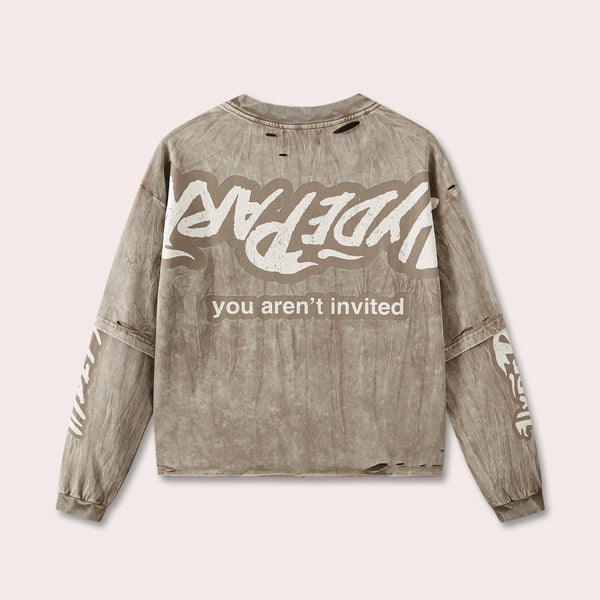 HYDE着 SPRAY GRAPHICS L/S TEE HYDE着 SPRAY GRAPHICS L/S TEE L/S T-SHIRTS - Spyder