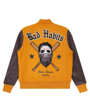 ROKU RK6481081 Bad Habits Varsity JACKETS Designers Closet