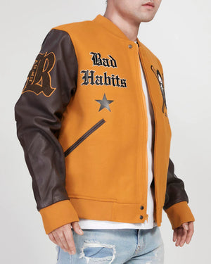 ROKU RK6481081 Bad Habits Varsity JACKETS Designers Closet