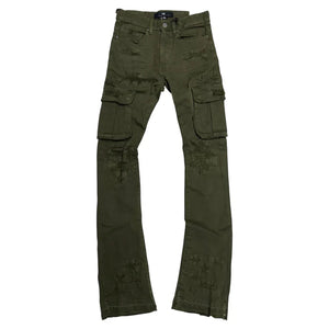 JORDAN CRAIG JTF1263 STACKED JEANS ARMY / 28 Designers Closet